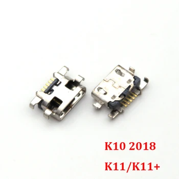 50Pcs Usb Įkroviklis Micro Įkrovimo Doct Port Jungtis LG K10 2018 Alfa K11+ K11 X4 Plius X410E K10+ K30 X4+ X4Plus X410 Plug