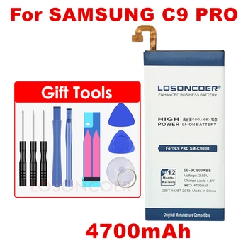 LOSONCOER 4700mAh EB-BC900ABE Baterijos Samsung Galaxy C9 Pro/C9 Pro Duos,SM-C9000 SM-C9008 SM-C900F SM-C900Y Baterija