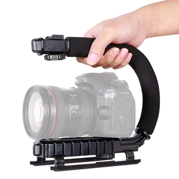 C Formos rankenos Danga Nešiojamą Vaizdo Stabilizatorius DSLR Nikon 