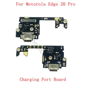 USB Įkrovimo lizdas Jungtis, Flex Kabelis Motorola Moto Kraštas 20 Pro Įkrovimo Jungtis Valdybos Remontas, Dalys