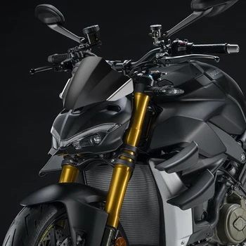 Už Ducati Streetfighter V4 / V4S 2021 2022 2023 Priekinio stiklo priekinio, galinio Stiklo Shield Ekrano Skydelis Reflektoriai Protecter Motociklų Dalys