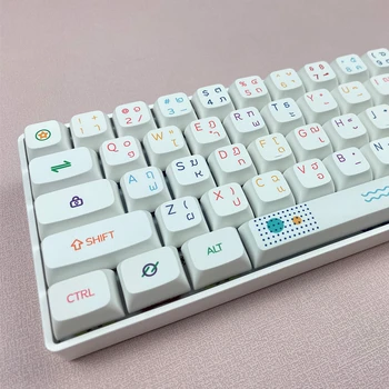 127 Klavišus XDA Profilis Keycap PBT Tailandas Keycaps Vyšnių MX Jungiklis Mechaninė klaviatūra spalvinga klavišą Caps personalizadas 