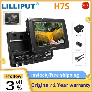 Lilliput H7S 7Inch 1800 Nitų Ultra Helderheid Sdi HDMI suderinamus 4K Sutampa Veld Stebėti Dslr Op-Kamera vaizdo Stebėti Pk Portkeys