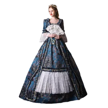 KEMAO Rokoko ir Baroko marija Antuanetė Kamuolys Suknelė 18 A. Renesanso Istorinio Laikotarpio Viktorijos Suknelės