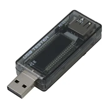 USB Testeris Srovė DC Mobiliojo Energijos Įkrovimo Srovė Skaitmeninis Stebėti 0-3A Įtampa 4-20V Dual Skaitiklis Ekranas Įkroviklis