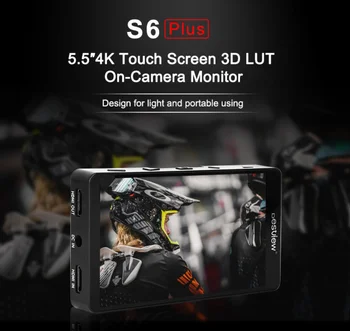 Bestview S6 Plus 4K Stebėti 5.5 Colių Full Touch Screen 3D LUT Srityje Stebėti 4K HDMI suderinamus FHD vaizdo Kamera