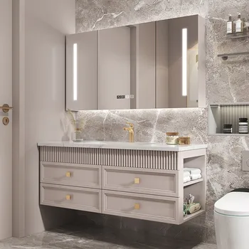 Amerikos prancūzų stiliaus šiferis besiūlių baseino vonios spintelė rankų plovimo vonios spintelė derinys