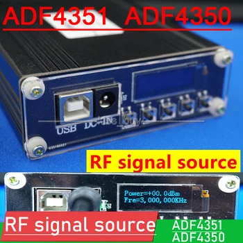 ADF4351 ADF4350 5M-4.4 GHZ Signalo generatoriaus dažnio RF signalo šaltinis OLED Skaitmeninis už Kumpis Radijo stiprintuvas