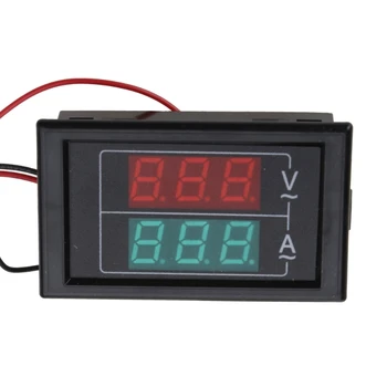 LED AC500V 100A Digital Voltmeter Ammeter 2in1 Multimetras Įtampos Amperaż Matuoklis su Raudonos, Žalios - Dual-Spalva Rodo