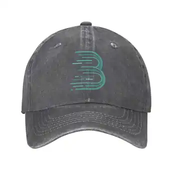 Bitmart Aukščiausios Kokybės Logotipas Džinsinio audinio dangtelis Beisbolo kepurė Megzta kepurė