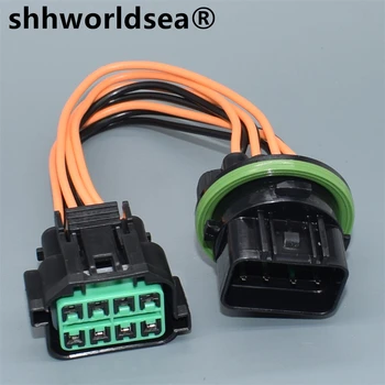 shhworldsea 1set 8 Pin Auto priekinis žibintas kištukas auto jungtis socket HP066-08021/GL211-08021 už KIA K2 K3 K5 