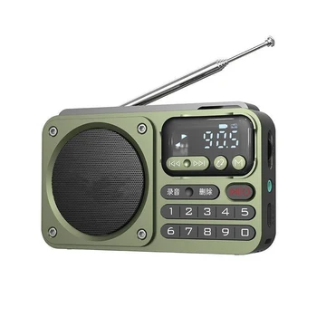 8h Mini Multi-funkcija Radijas AM, FM 100Hz-18KHz Nešiojamų 1.5